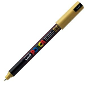 Uni POSCA PC-1MR - Ultra-Fine 0,7mm - 25 Gold, 