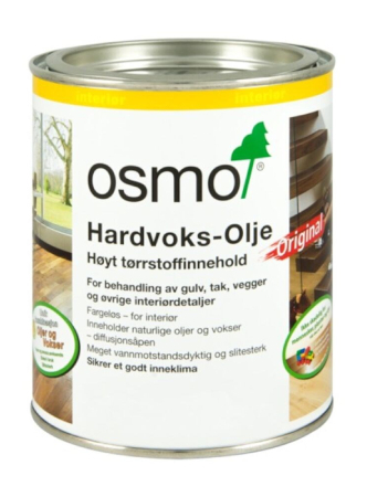 Osmo Hardvoksolje Orignial 3065 Semi-matt (0.75L), Osmo