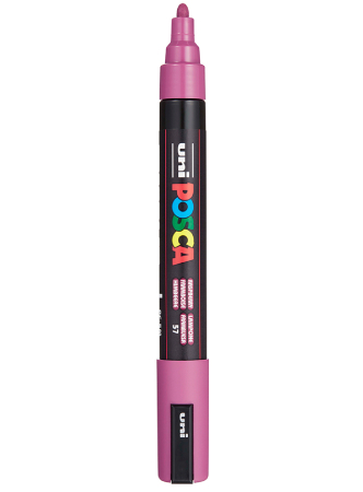 Uni POSCA PC-5M - Medium 1,8-2,5mm - 57 Raspberry, 