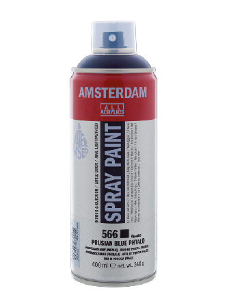 Amsterdam Spray 400ml - 566 Prussian blue phtalo
