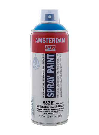 Amsterdam Spray 400ml - 582 Manganese blue phthalo