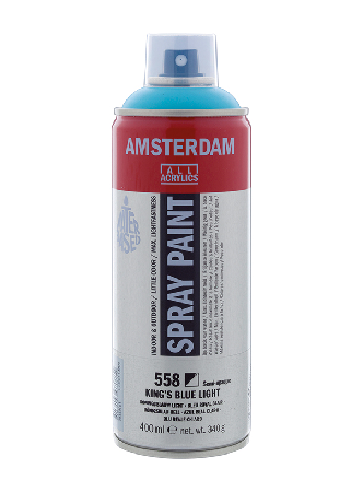 Amsterdam Spray 400ml - 558 King's blue light