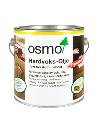 Osmo Hardvoksolje Pigmentert 3040 Hvit (2.5L), Osmo