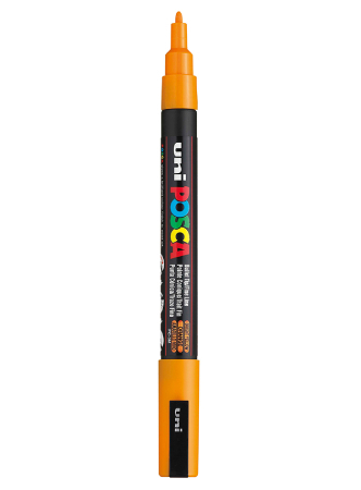 Uni POSCA PC-3M - Fine 0,9-1,3mm - 3 Bright Yellow, 