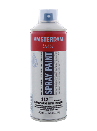 Amsterdam Spray 400ml - 112 Transparent titanium white