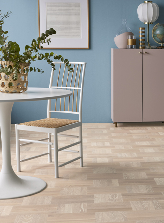 Tarkett Noble Eik Scandinavia (Basket Weave) Ruteparkett, Tarkett