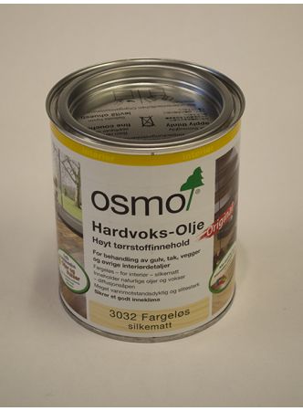 Osmo | Hardvoksolje Fargeløs Silkematt 3032 (0,75L)