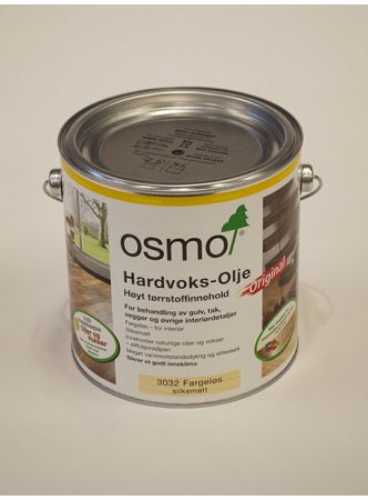 Osmo | Hardvoksolje Fargeløs Silkematt 3032 (2,5L)