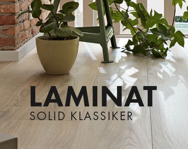 Solide laminatgulv på lager